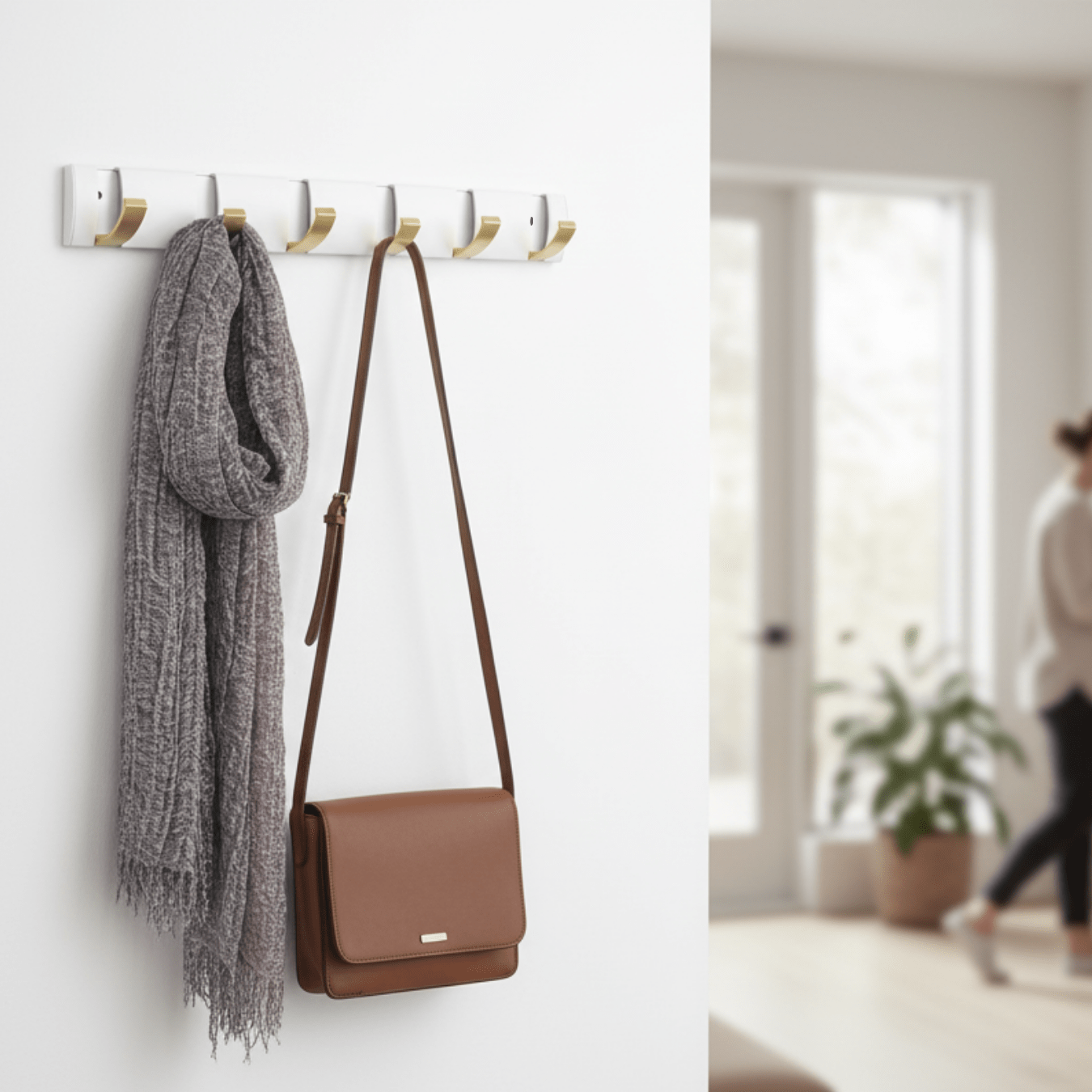 Perchero de Pared Moderno Plegable