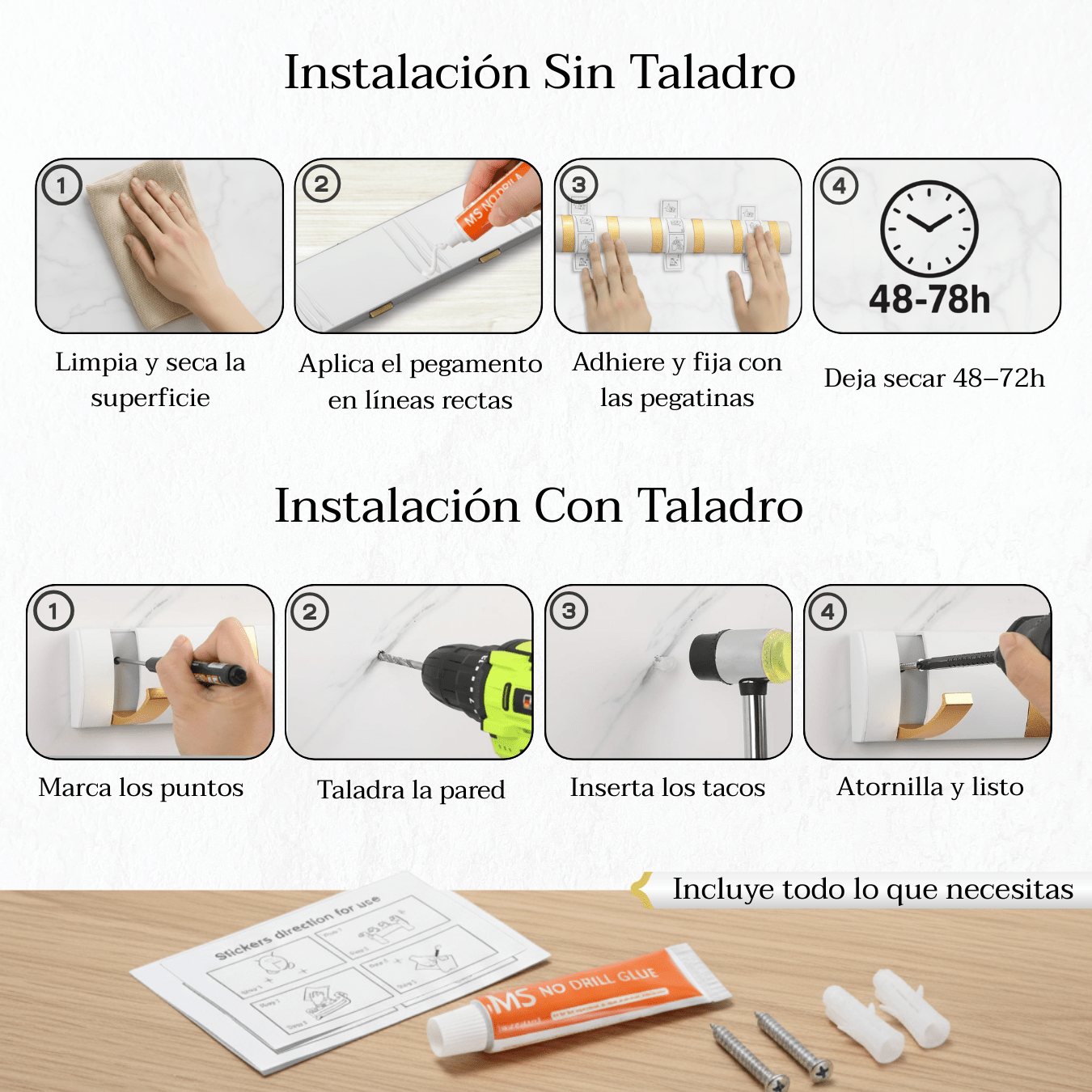 Perchero de Pared Moderno Plegable